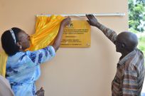 Hon Alice Kaboyo handed over  two new homes to civilian veterans in Nakaseke District.