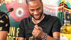 Dexta Daps at the press conference