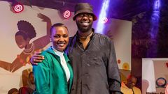 Grace Remie with Eddy Kenzo