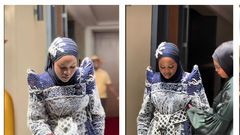 Haula, the bride, whose Gomasi design sparked a debate