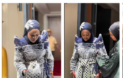 Haula, the bride, whose Gomasi design sparked a debate