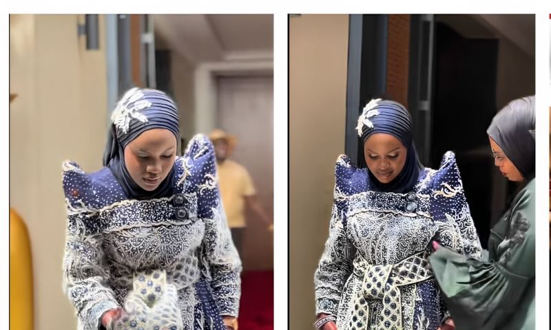 Haula, the bride, whose Gomasi design sparked a debate