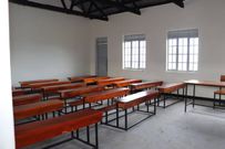 The newly constructed three-classroom block at Buhuhira Primary School in Busongora North.
