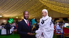 Abraham Luzzi with wife, Sarah