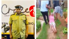 The brutal arrest of the elderly woman was commanded by ASP Andrew Betunga