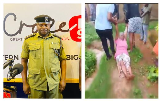 The brutal arrest of the elderly woman was commanded by ASP Andrew Betunga