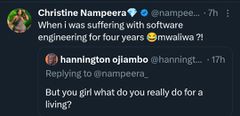 Questions as Christine Nampeera reveals source of income