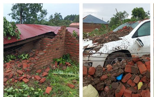 The damage left behind by the cyclone