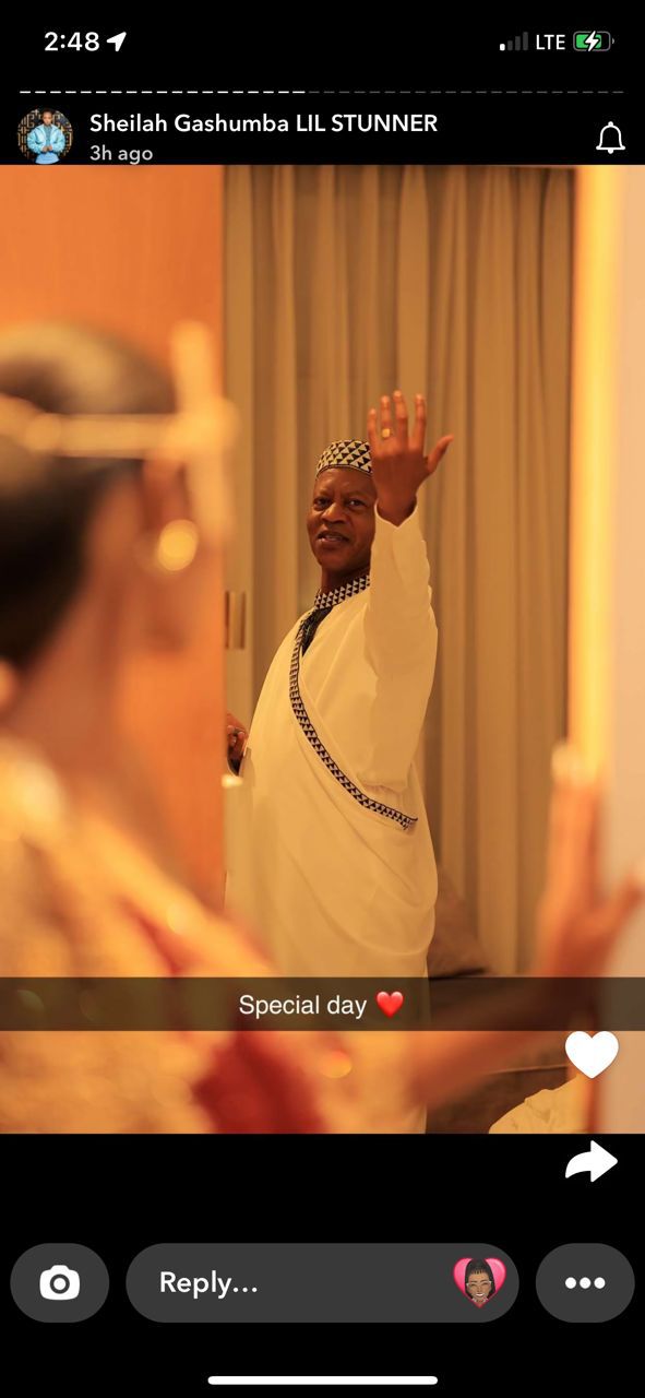 Sheilah Gashumba shares joy as father meets fiancée’s family