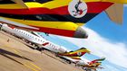 Uganda Airlines CRJ 900 aircraft