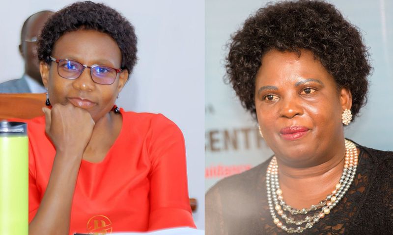 Ministers Ruth Aceng and Betty Amongi
