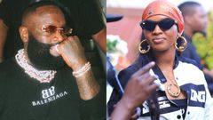 Rick Ross and Spice Diana