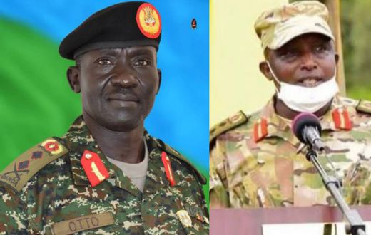 Generals Richard Otto and James Birungi