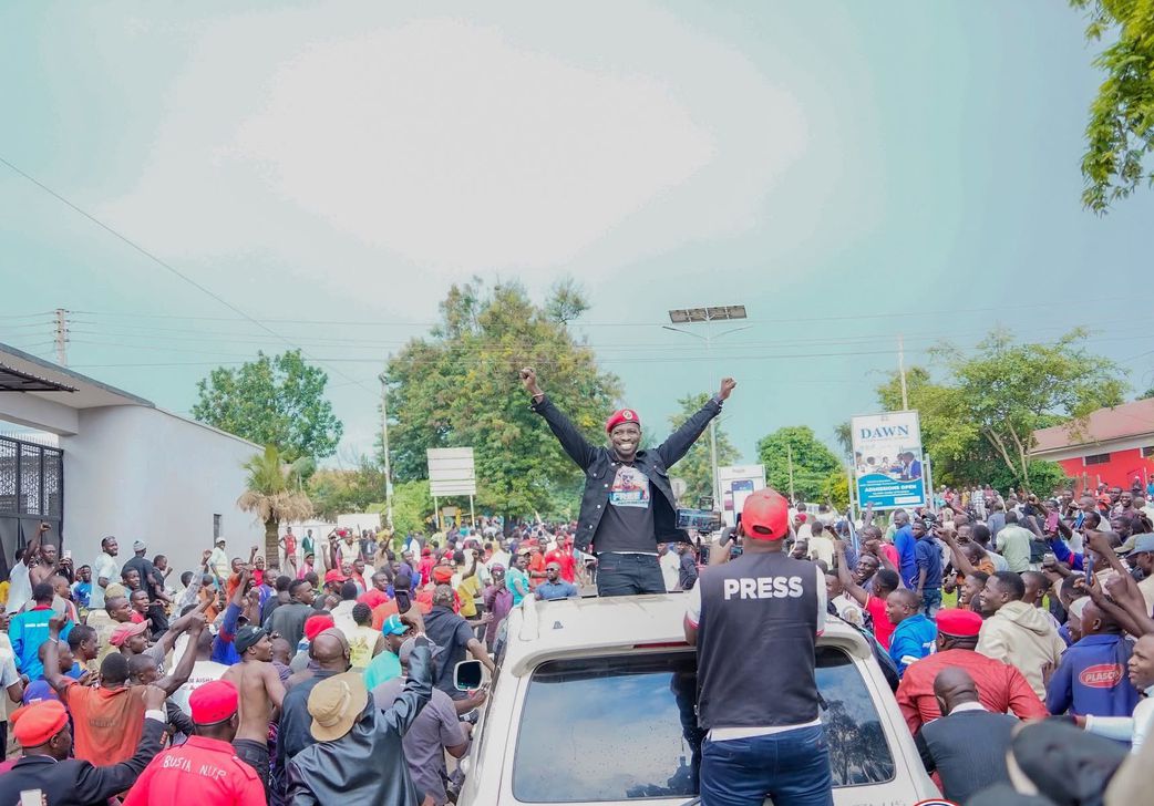 Bobi Wine was in Mbale this week