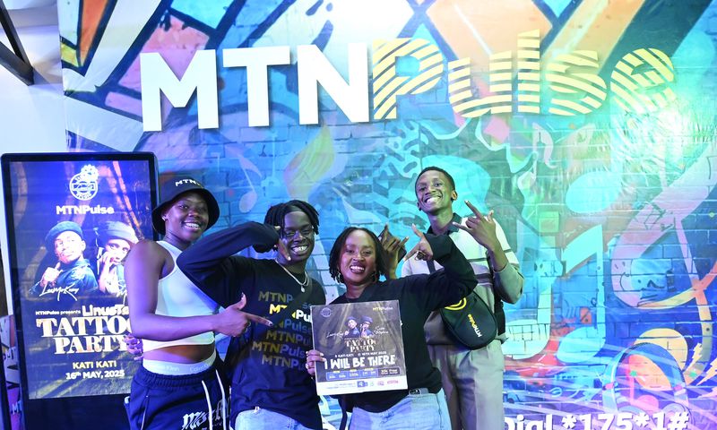 MTN Pulse Tattoo party is on this Friday, at the Kati Kati grounds, with full ink vibes and amapiano beats