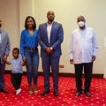 President Yoweri Museveni with the Tooro royal family