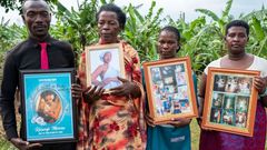 Monic's family in rural Uganda say Monic always had the ambition to seek a better life /BBC