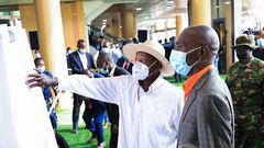 President Museveni commissioned Pastor Samuel Kakande's church on Sunday