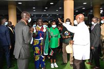President Museveni at Pastor Kakande's church