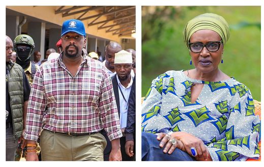 Gen Muhoozi Kainerugaba and Winnie Byanyima