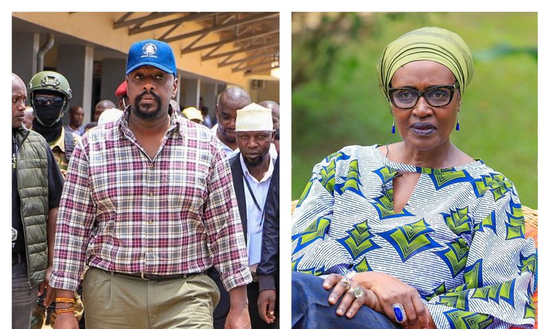 Gen Muhoozi Kainerugaba and Winnie Byanyima