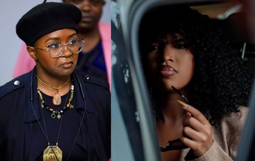 Anne Kansiine and Sheilah Gashumba