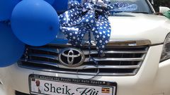 Sheikh Kiti received a new car