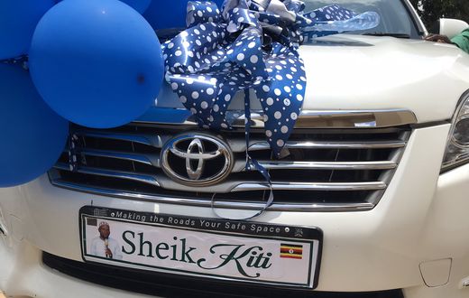 Sheikh Kiti received a new car