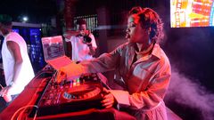 DJ Etania hosted the unveiling party
