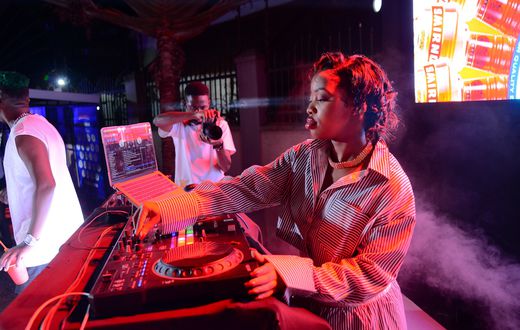 DJ Etania hosted the unveiling party