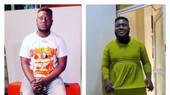 MC Wale Wale, had to dress like a woman after the Arsenal win