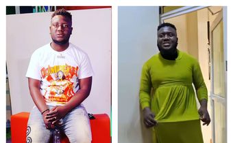 MC Wale Wale, had to dress like a woman after the Arsenal win
