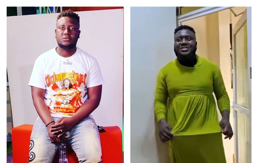 MC Wale Wale, had to dress like a woman after the Arsenal win
