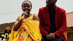 Emeka and his wife Mackline Asiimire Bareija