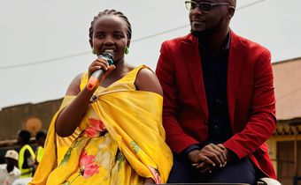 Emeka and his wife Mackline Asiimire Bareija