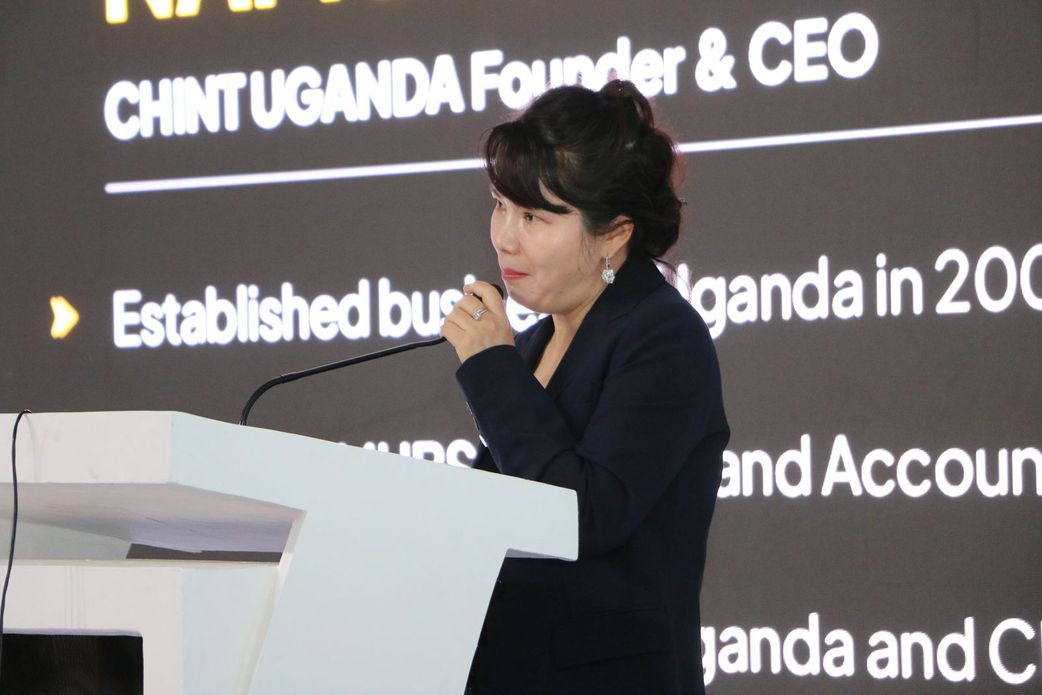 Ms Shi Jiane Namutebi, Executive Director of Chint Uganda