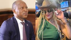 Frank Gashumba and Daniella Atim