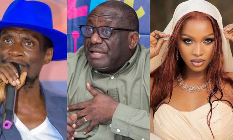 Promoter Abitex,  UCC ED Thembo and Spice Diana who is set to hold a concert early next year