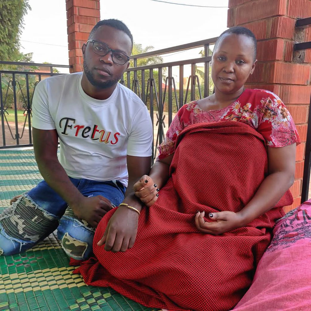 Shamim Malende in hospital