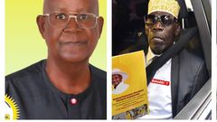 NRM candidates Empraim Kamuntu and Moses Ali