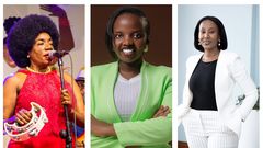 Racheal Magoola, Macline Asiimire and Victoria Bagaya