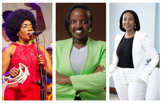 Racheal Magoola, Macline Asiimire and Victoria Bagaya