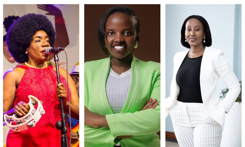 Racheal Magoola, Macline Asiimire and Victoria Bagaya