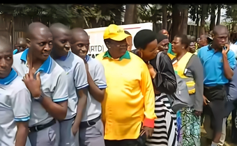 Kahinda Otafiire is accused of ferrying students to vote for him