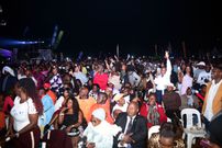 Revelers enjoying Afrigo Performance