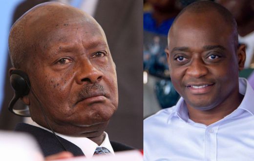 President Museveni and Hamis Kiggundu