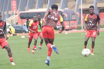 Uganda Cranes in training