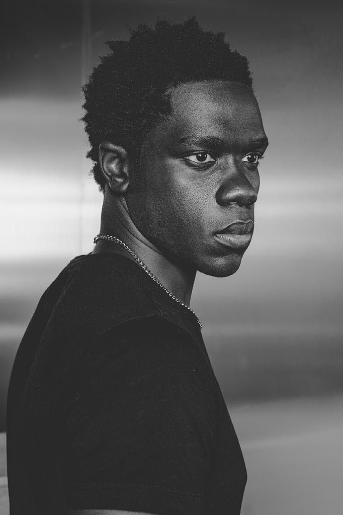 Norman Busigu modelling campaign for Sacha Juan x Neon Black 2021: Picture Provided by BM Publications.
