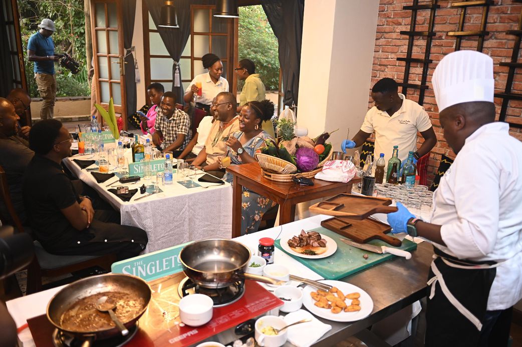 The event featured a live cooking session where Chef Raphael showcased his culinary expertise and unique style.