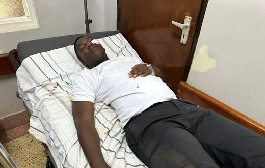 Tamale Mirundi Jr in Hospital